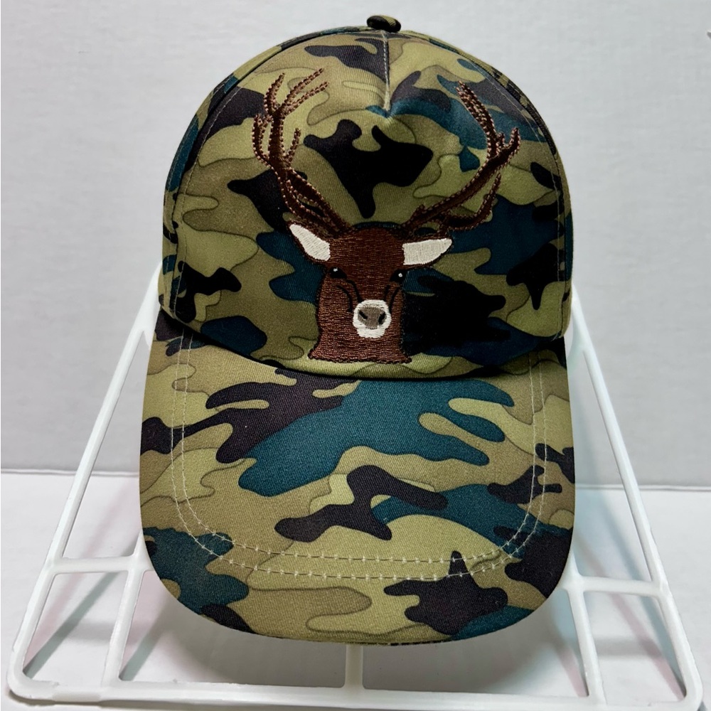 Dan Dee Woodland Camo Hunter Cap New Hat NWOT